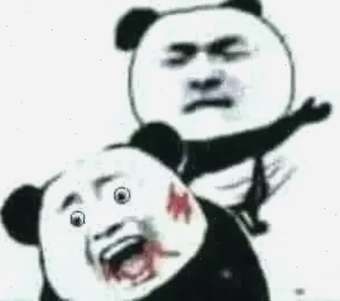 meme panda trung quốc cầm bia