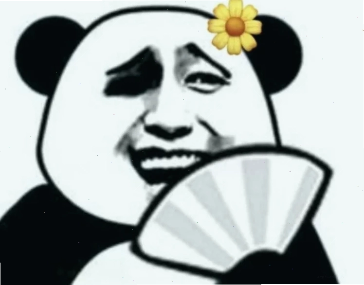 meme panda trung quốc chỉ tay