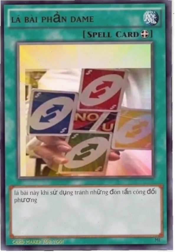 meme phản dame hài hước