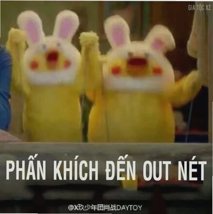 meme phấn khích hài hước