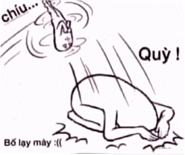 meme quỳ lạy xin lỗi