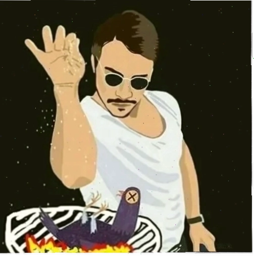 Hình 21 meme rắc muối 21
