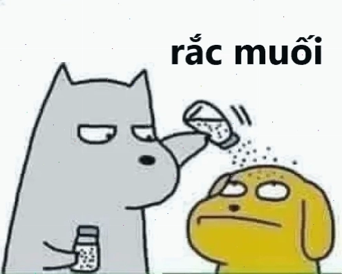 meme rắc muối siêu lầy