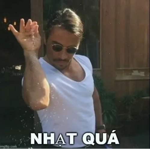 meme rắc muối thực tế