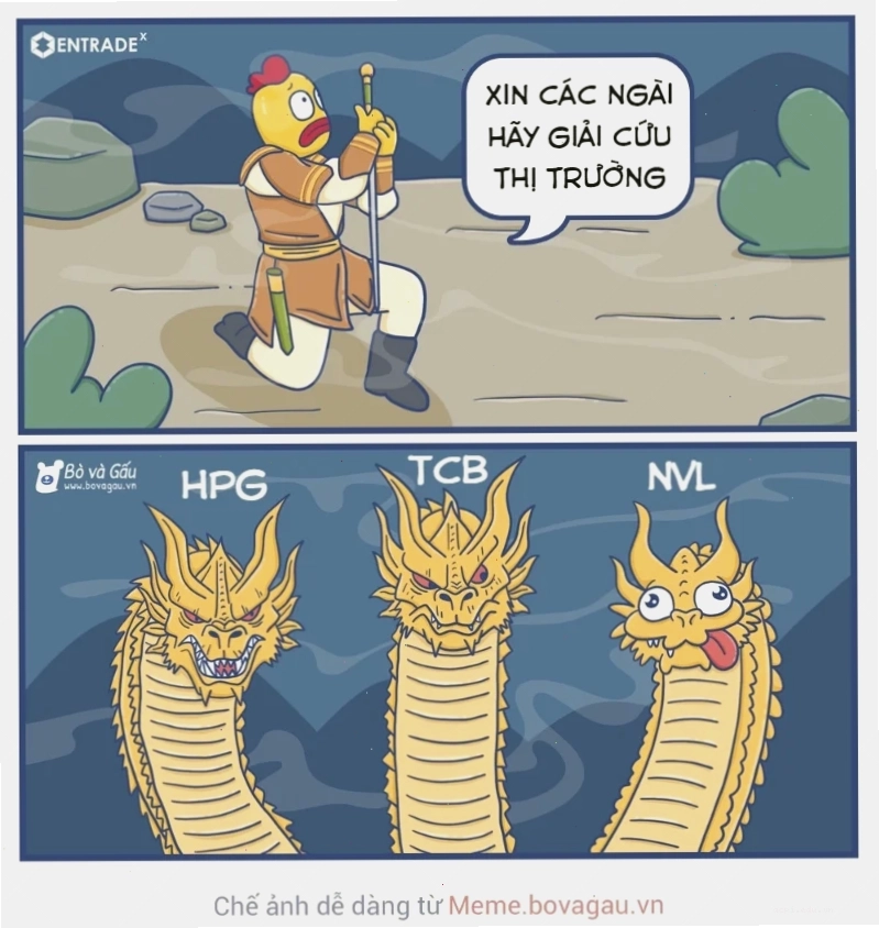 meme rồng ba đầu