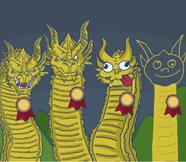 meme rồng vui