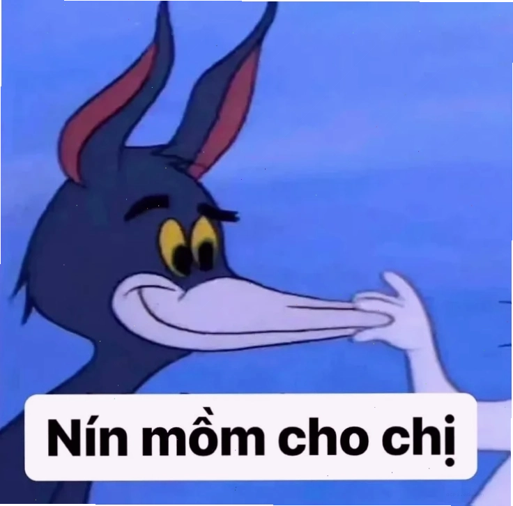 meme suỵt vuốt cằm