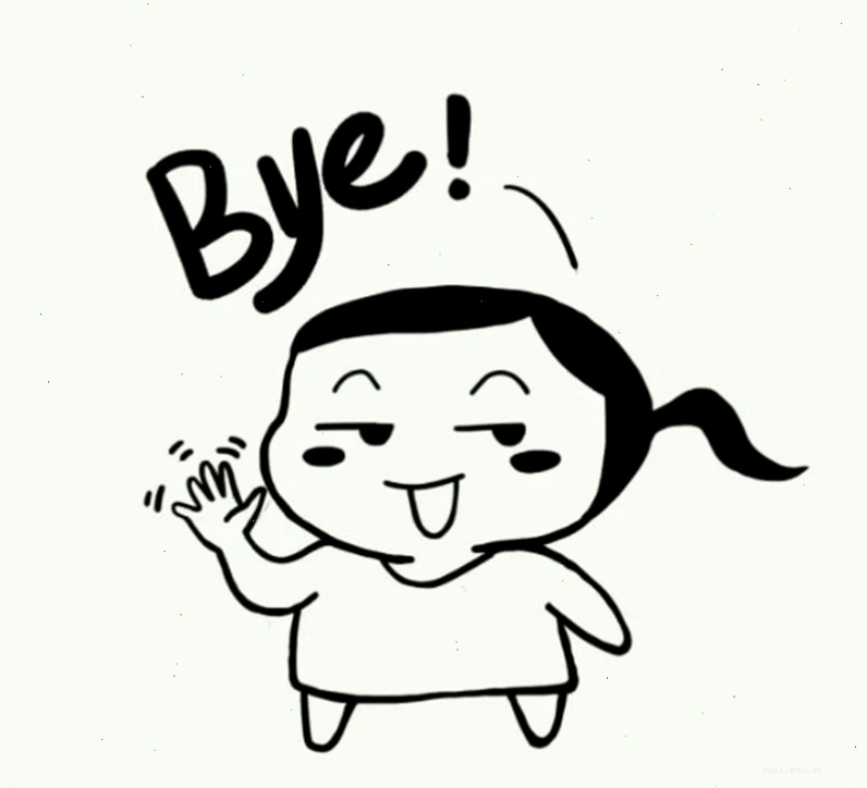 meme tạm biệt cute