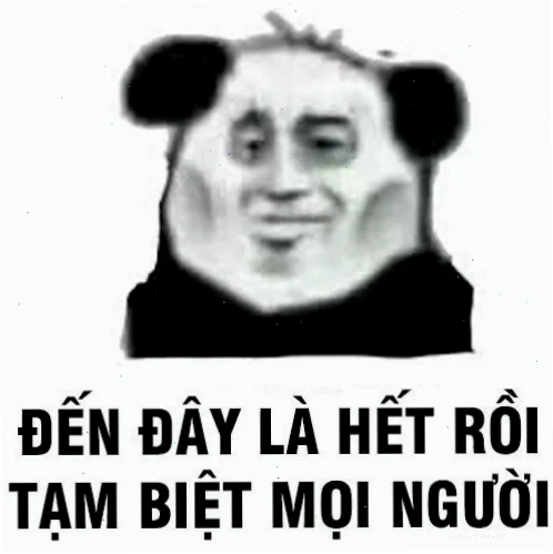 meme tạm biệt cute