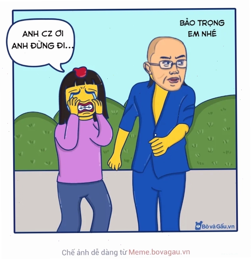 meme tạm biệt hài