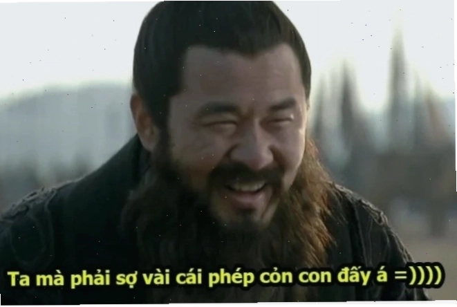 meme tào tháo cười giữa triều