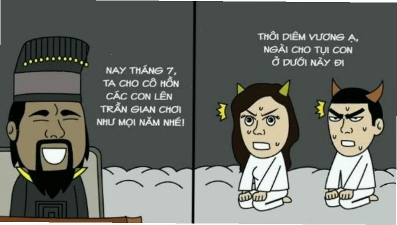 meme tháng cô hồn thú vị