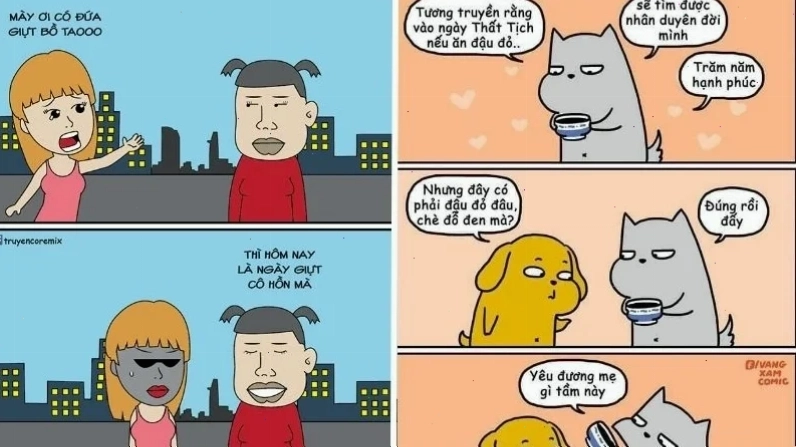 meme tháng cô hồn vui