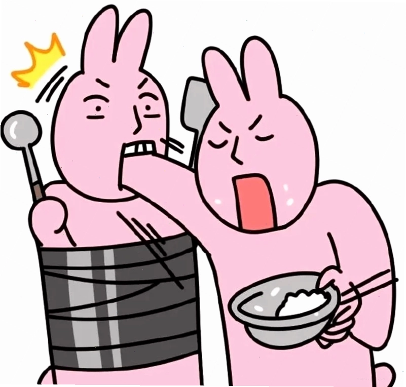 meme thỏ hồng