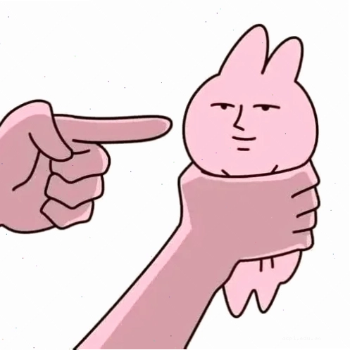 meme thỏ hồng
