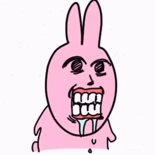 meme thỏ hồng