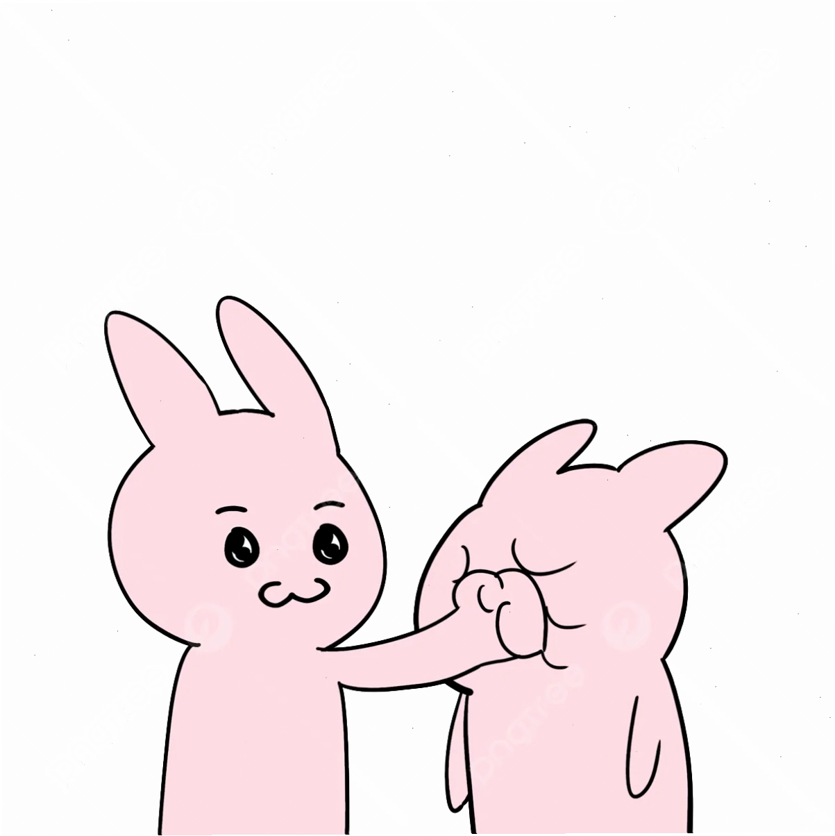 meme thỏ hồng