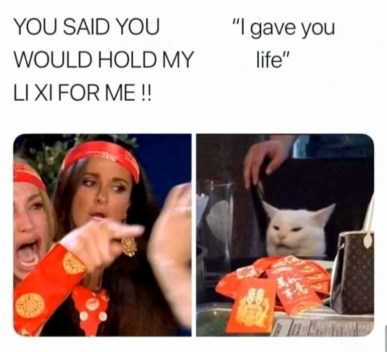 Meme thưởng tết tet meme