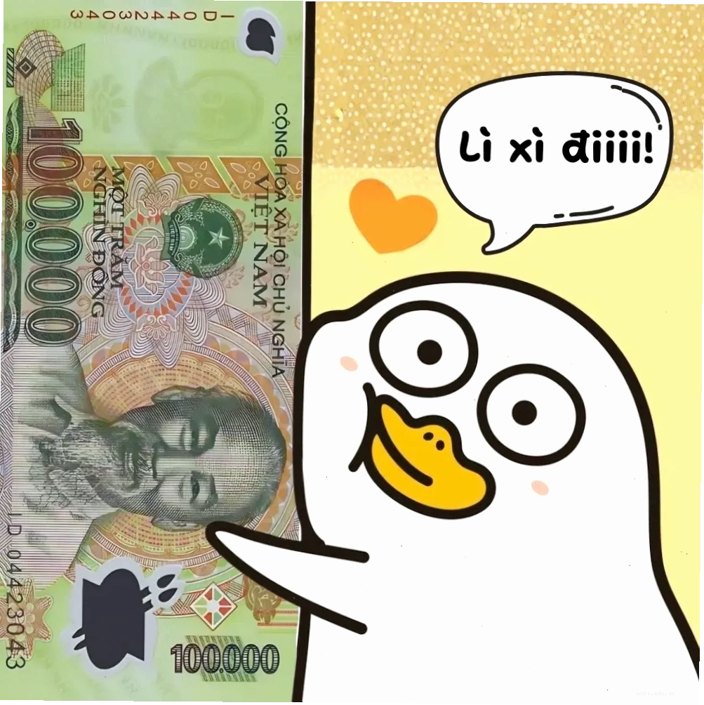 meme tiền nè giàu