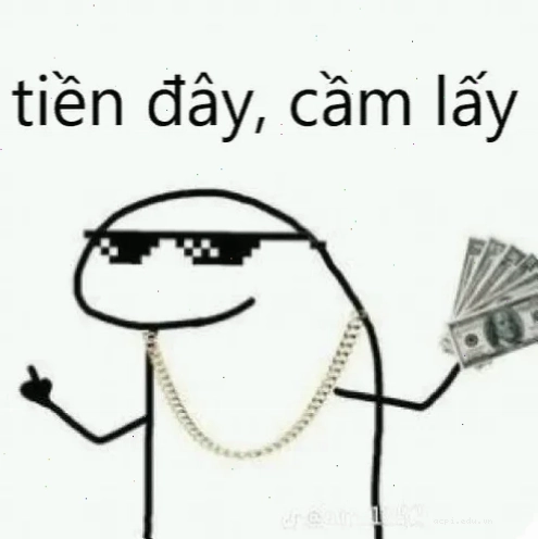 meme tiền nè lúc khó khăn