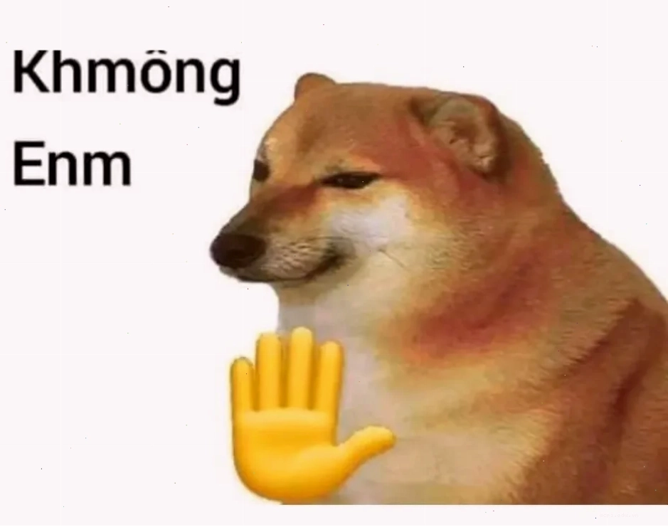 meme từ chối