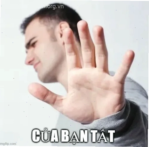 meme từ chối