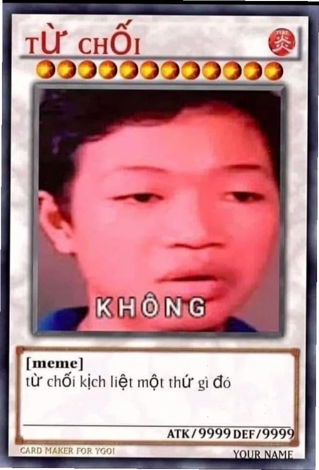 meme từ chối nhận người quen