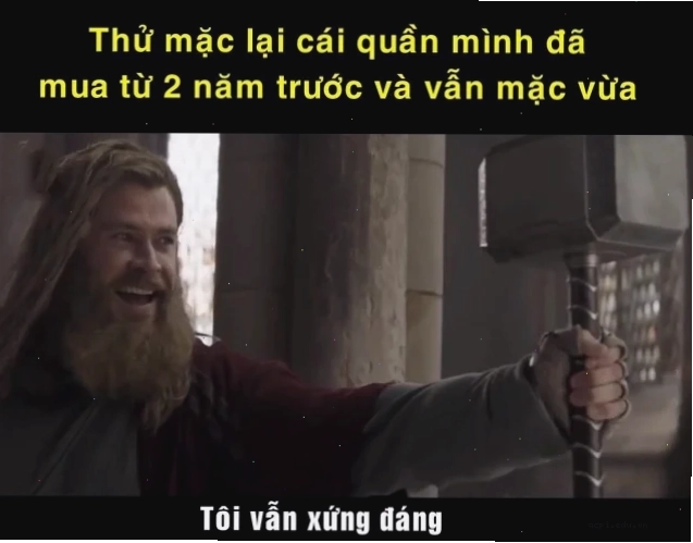 meme vì bạn xứng đnags vui