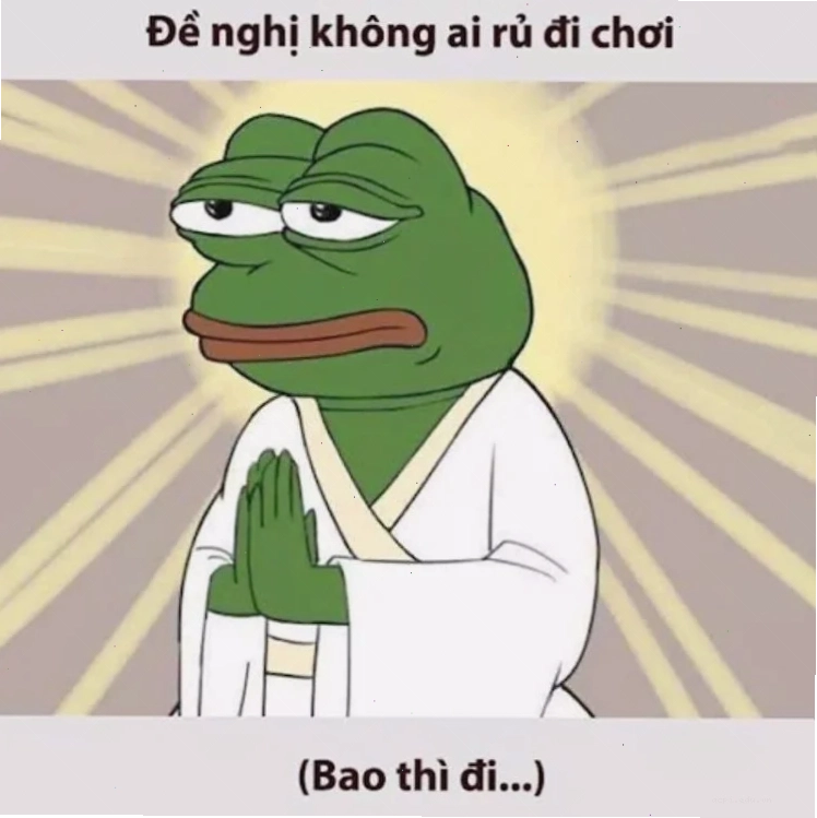 meme ví hết tiền chán chường