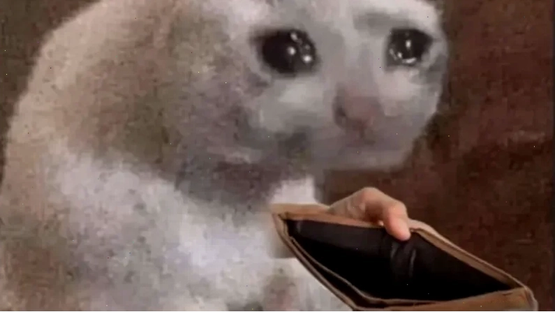 meme ví hết tiền không tiền ăn tối
