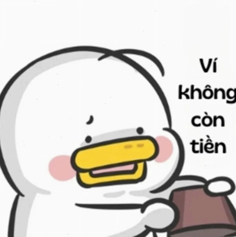 meme ví hết tiền than trời