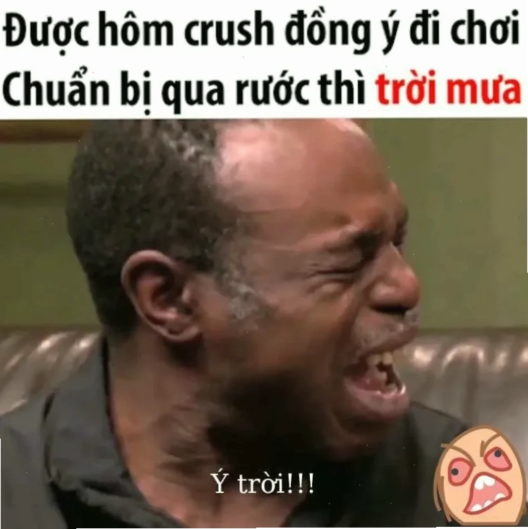 meme vừa cười vừa khóc của mèo Tom