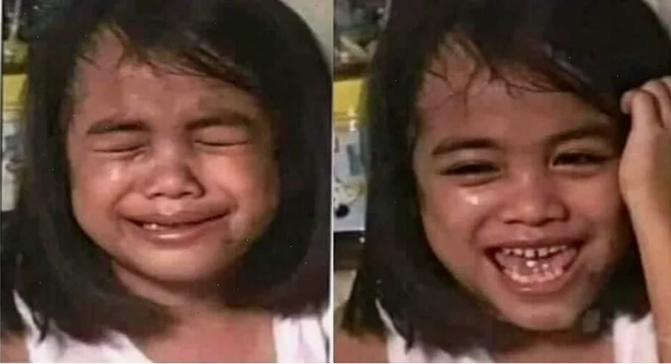 meme vừa cười vừa khóc trên mạng