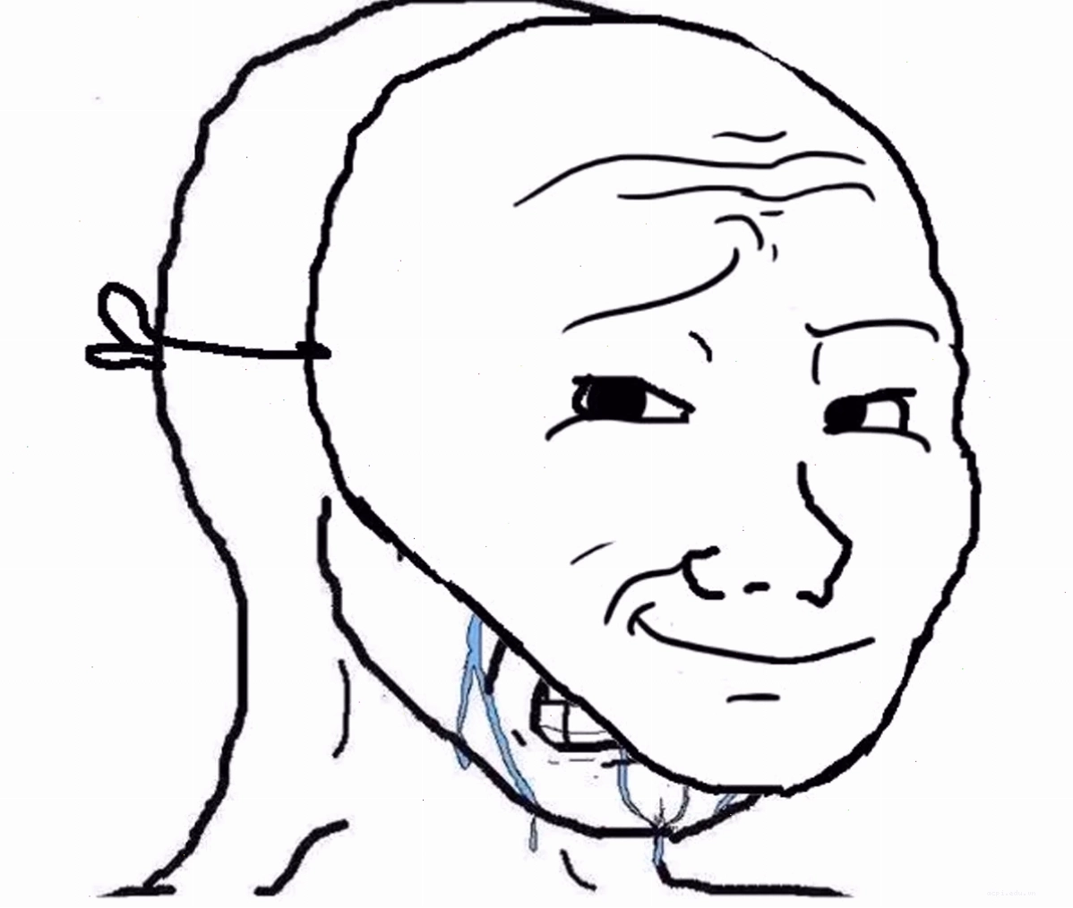 meme vừa cười vừa khóc với biểu cảm khó đỡ