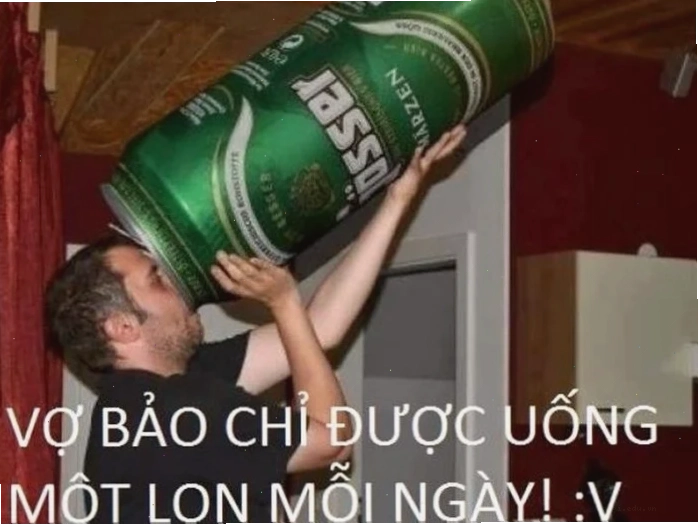 Meme vui nói không với rượu bia meme