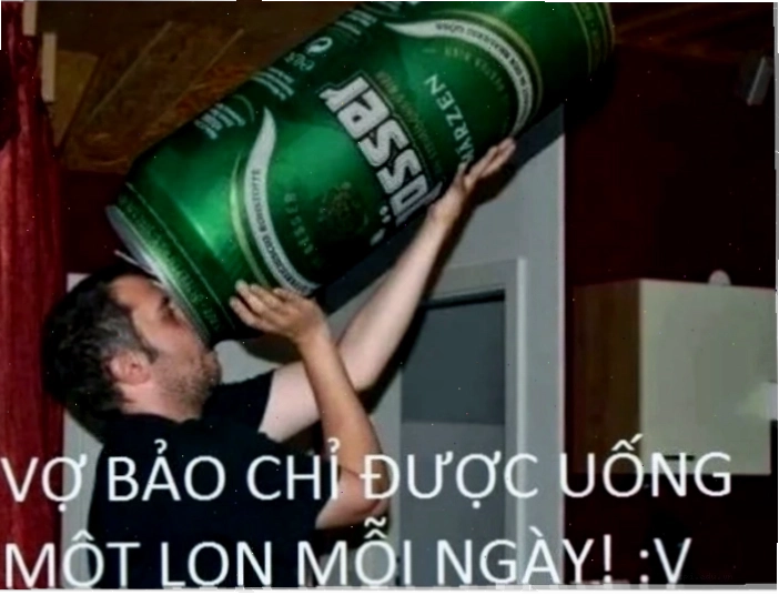 Meme vui nói không với rượu bia meme