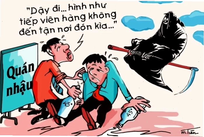Meme vui nói không với rượu bia meme