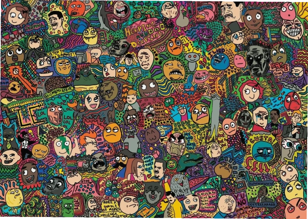 meme wallpaper dễ thương