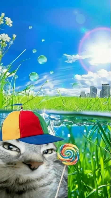 meme wallpaper trên màn hình máy tính