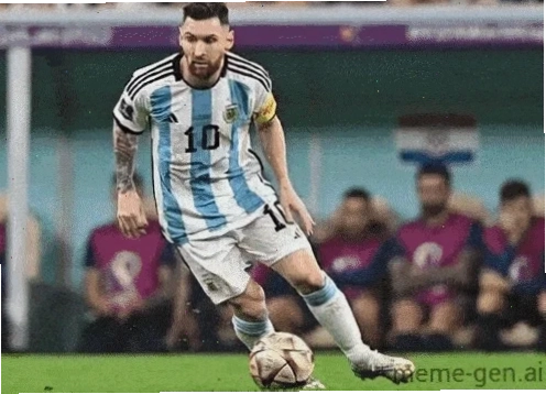 messi meme thi đấu