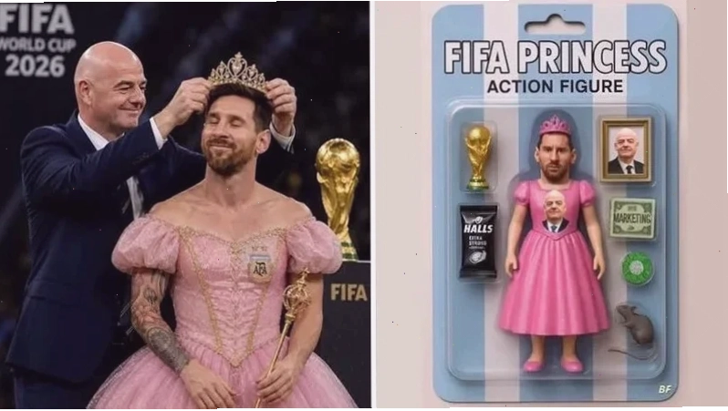 messi meme trầm tư