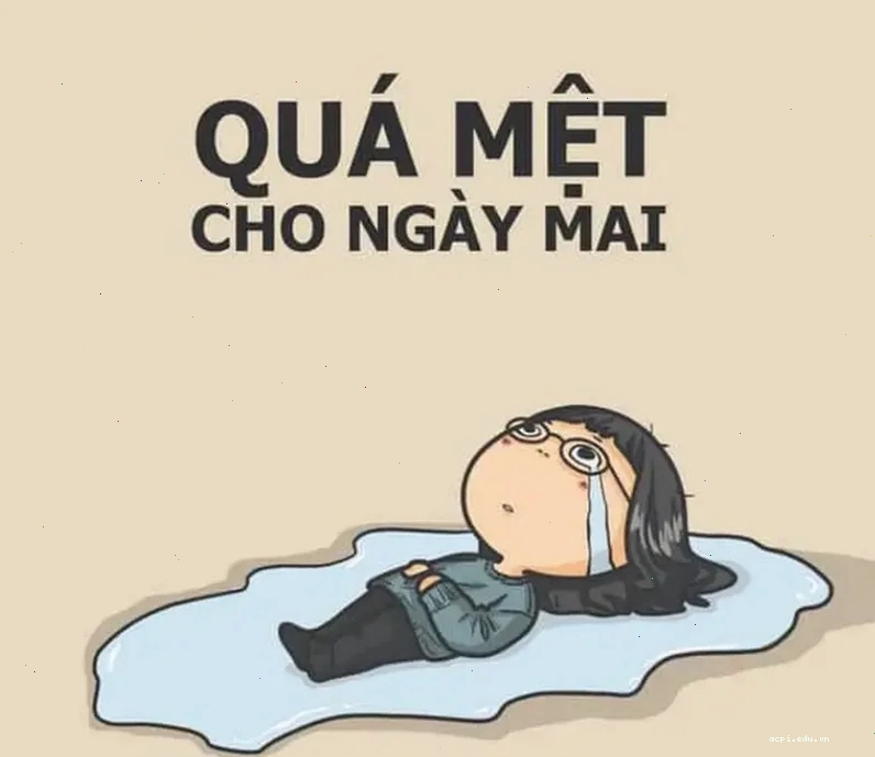 mệt mỏi meme
