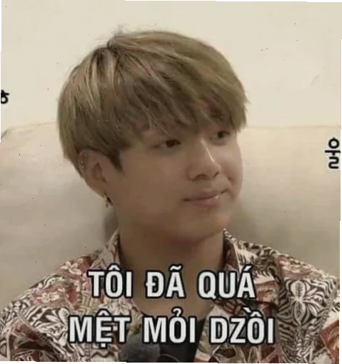 mệt mỏi meme