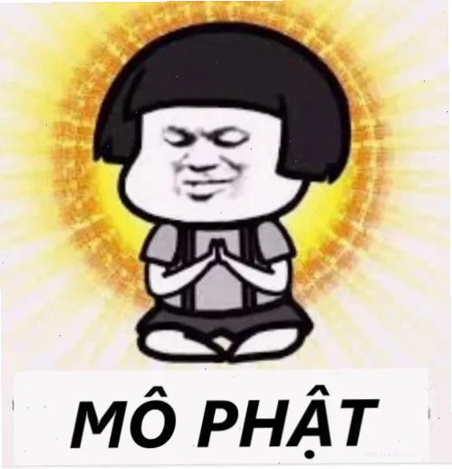 mô phật meme mèo cực cute
