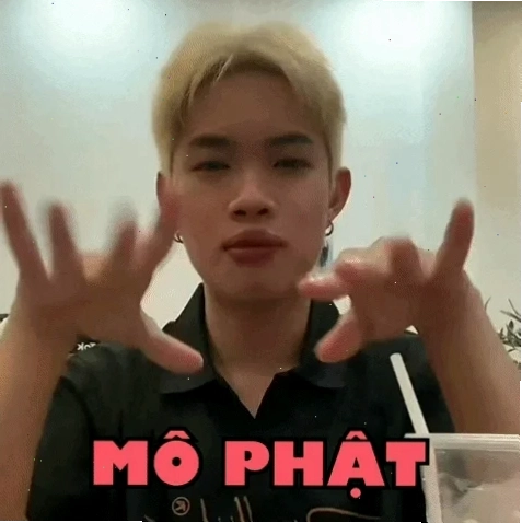 mô phật meme mèo ngầu
