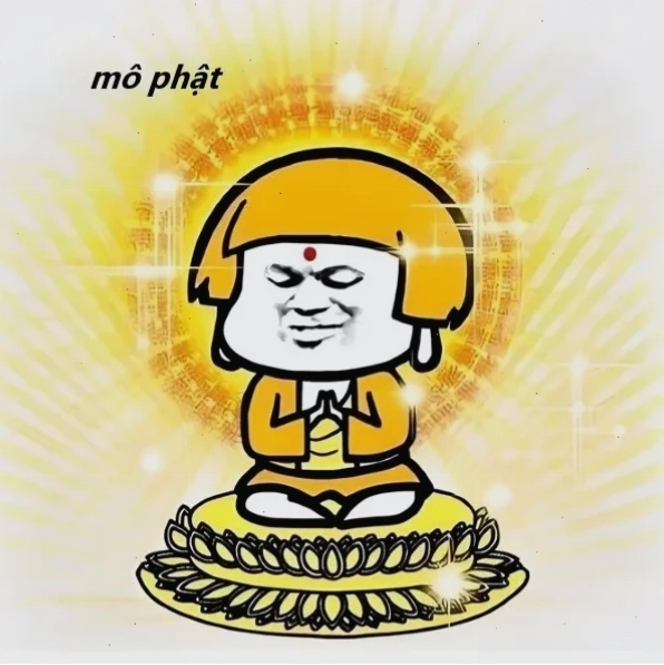 mô phật meme tịnh tâm hài