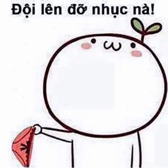 một người ôm mặt đầy nhục meme