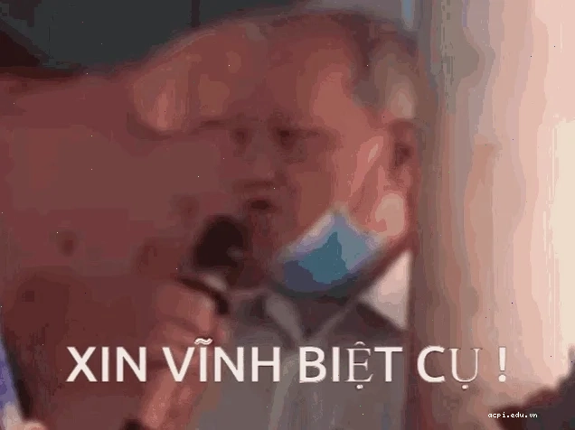 Người dùng sử dụng xin vĩnh biệt meme trong video