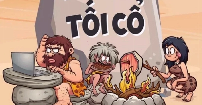 người tối cổ meme bất lực