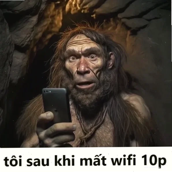 người tối cổ meme cười